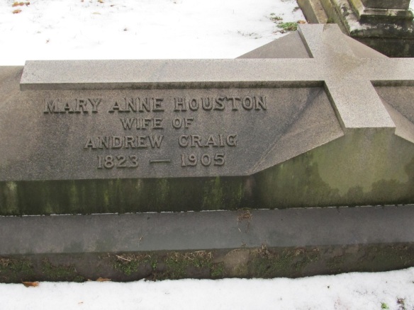 Mary Ann Craig, Kittanning Cemetery